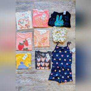 4T all NWT T-shirts And Romper Bundle.